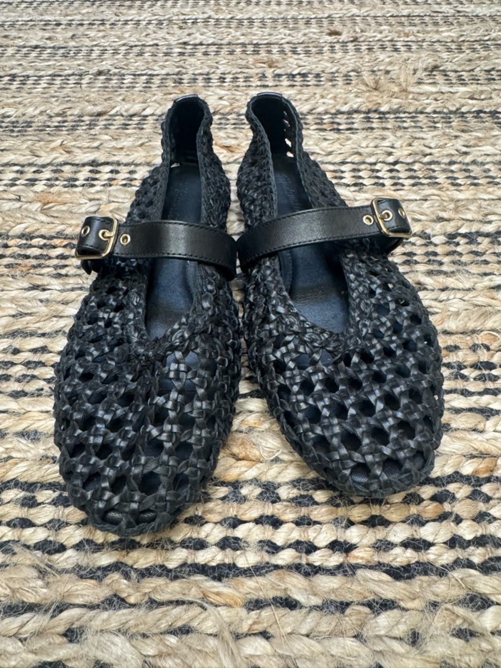 Madewell Remy Black Woven Mary Jane Loafer - Picture 4 of 6
